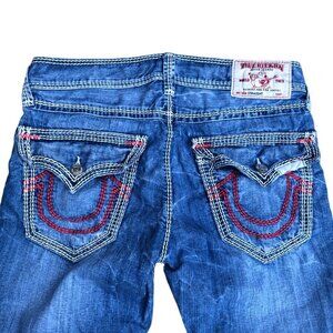 Vintage True Religion Jeans Size 32 STRAIGHT MEGA T Blue